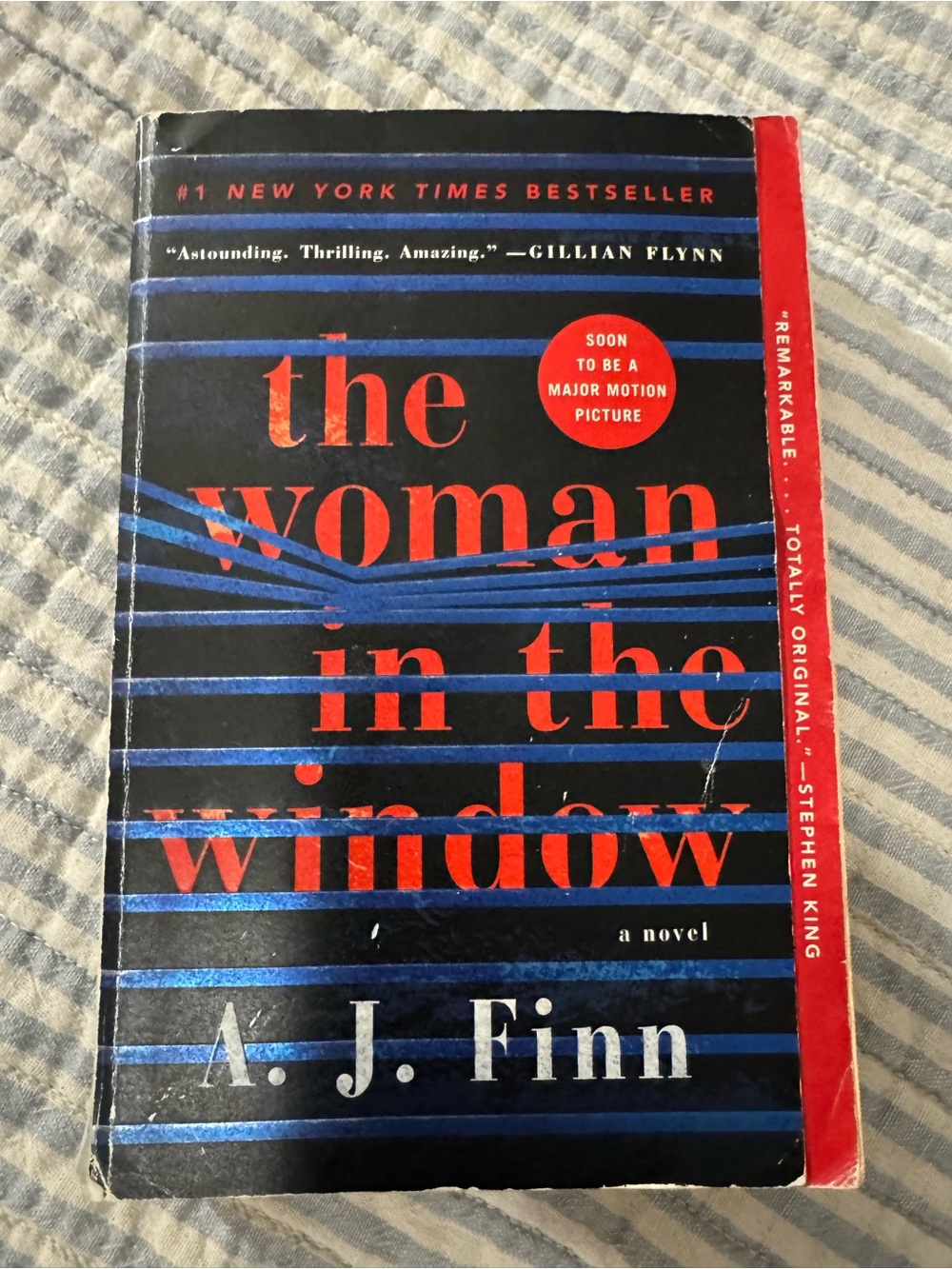 The Woman in the Window by A. J. Finn - Black & Red Paperback
